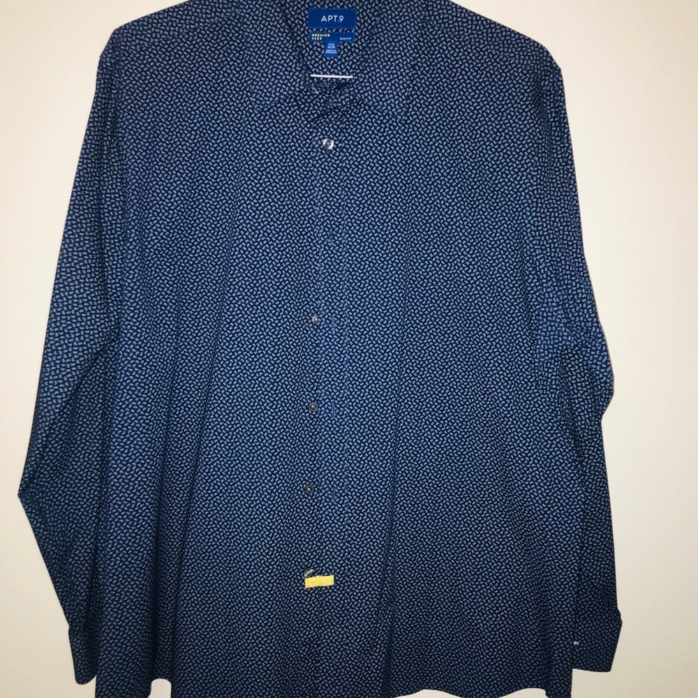 Paisley Print (small) Button Up Dress Shirt